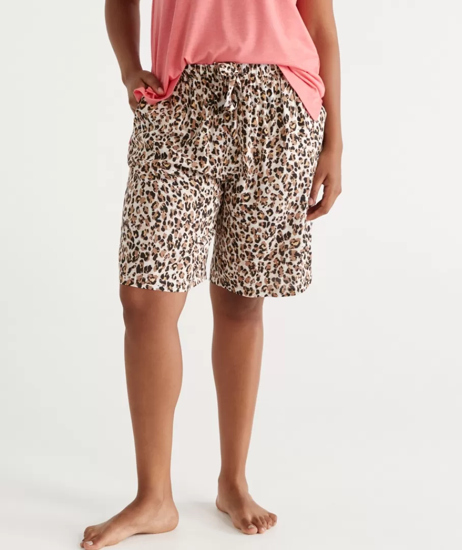 Animal Print Bermuda Short-Sussan Best Sale