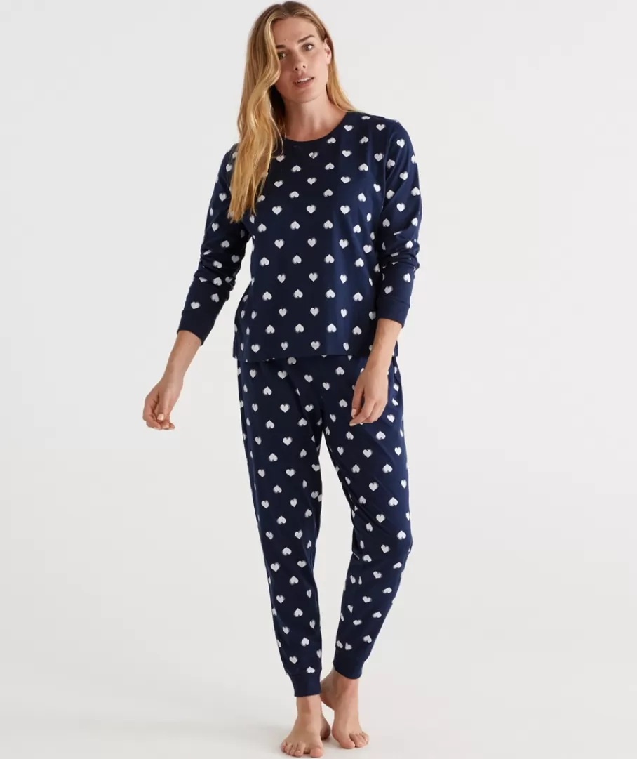 Australian Cotton Heart Pyjama Set-Sussan Outlet