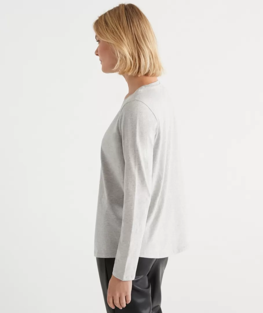 Australian Cotton Long Sleeve Tee-Sussan Best