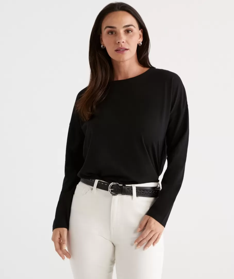 Australian Cotton Longline Tee-Sussan Outlet