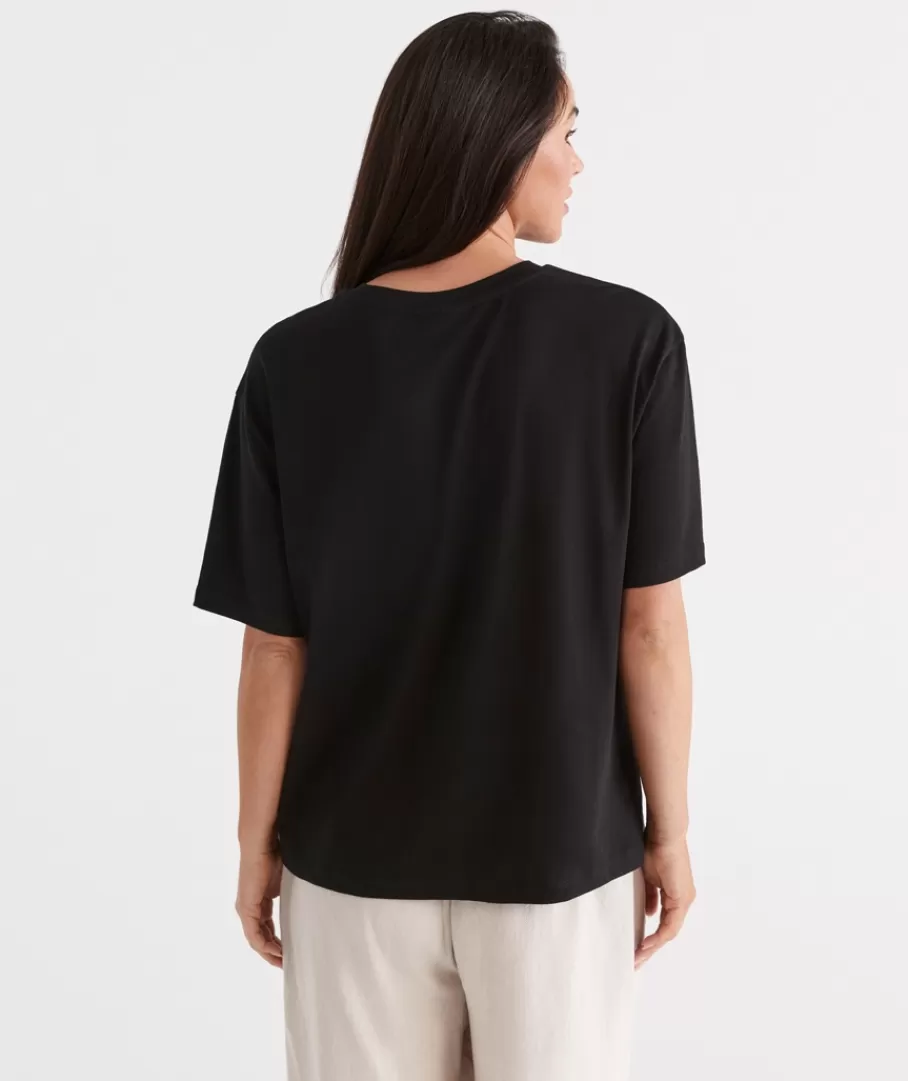 Australian Cotton Relaxed Tee-Sussan Online