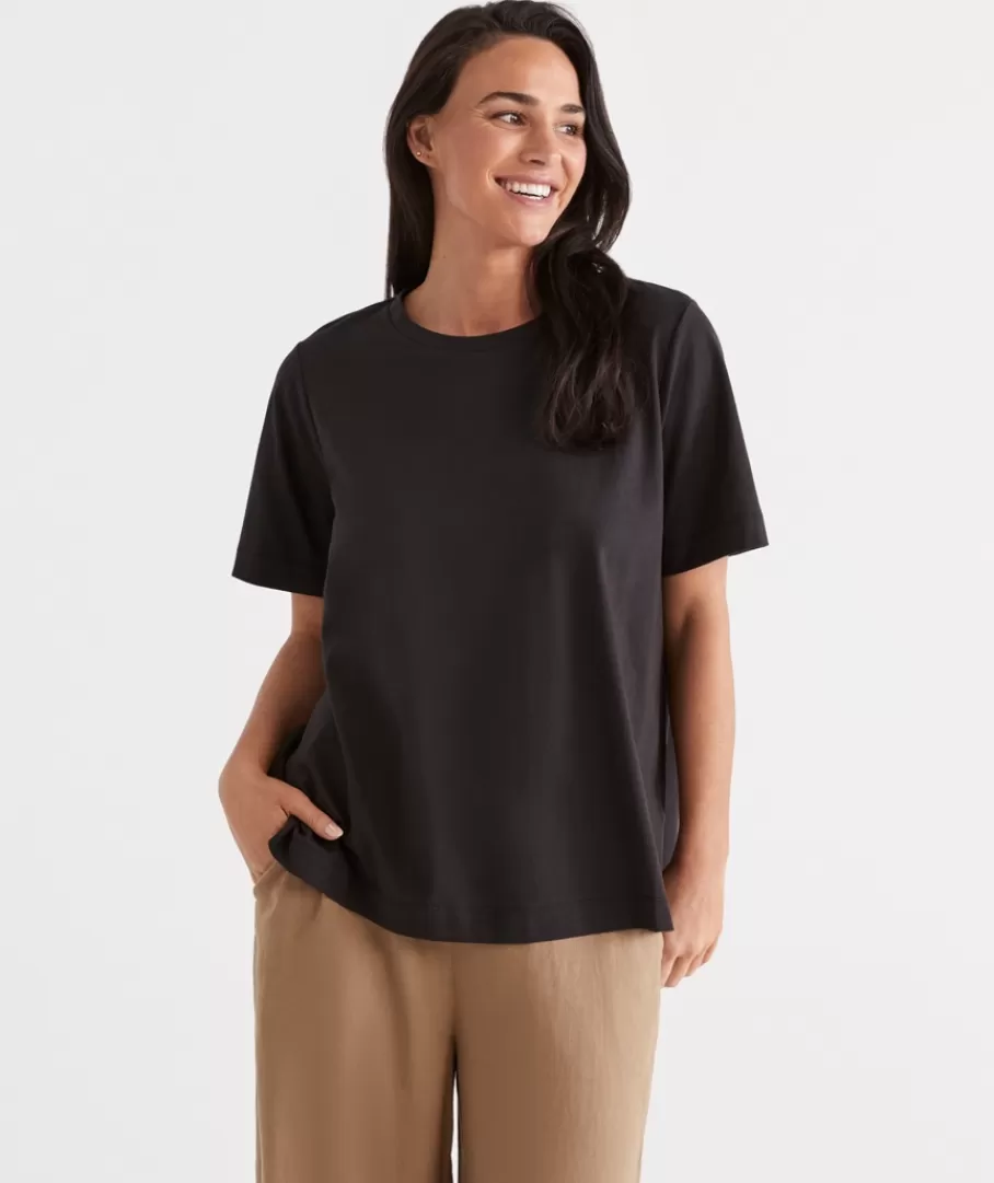 Australian Cotton Swing Tee-Sussan Store