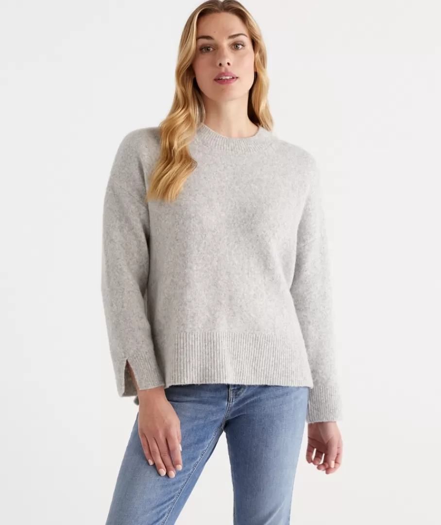 Crew Neck Lofty Pull Over-Sussan Best