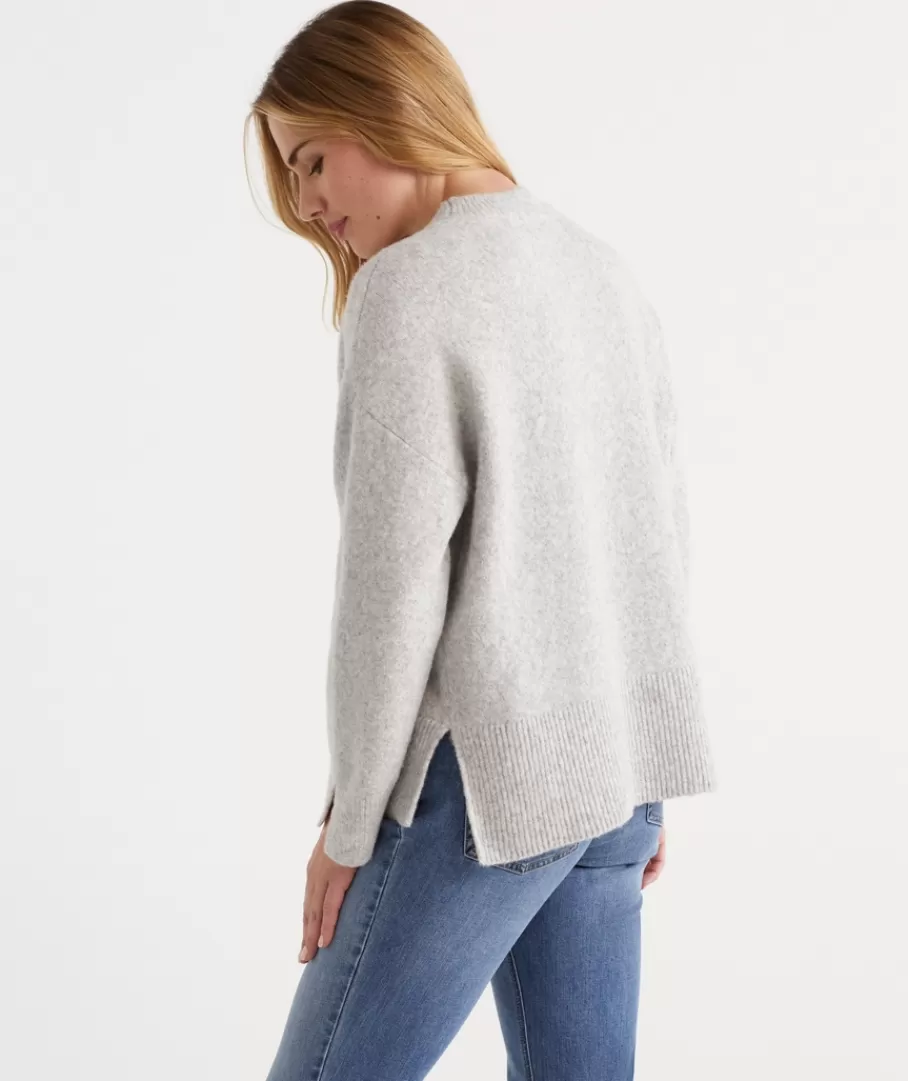 Crew Neck Lofty Pull Over-Sussan Best