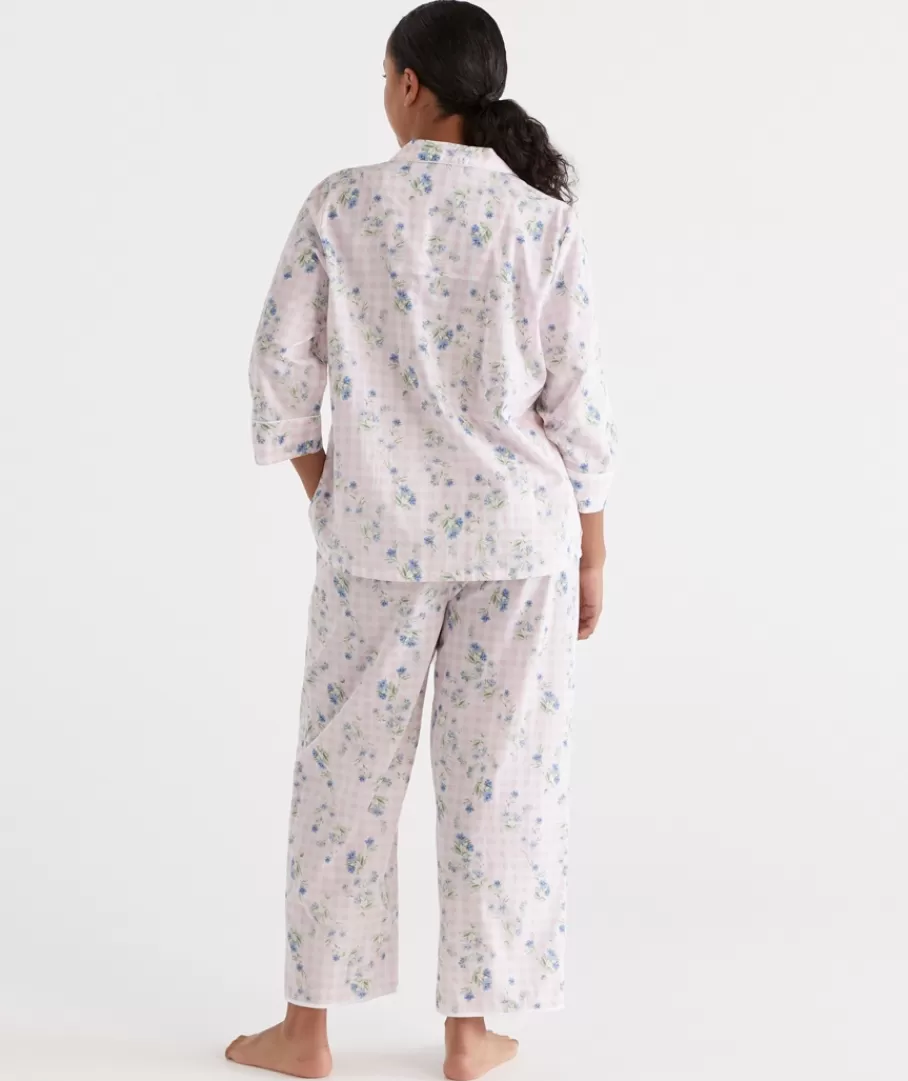 Ditsy Gingham Pyjama Set-Sussan Best Sale