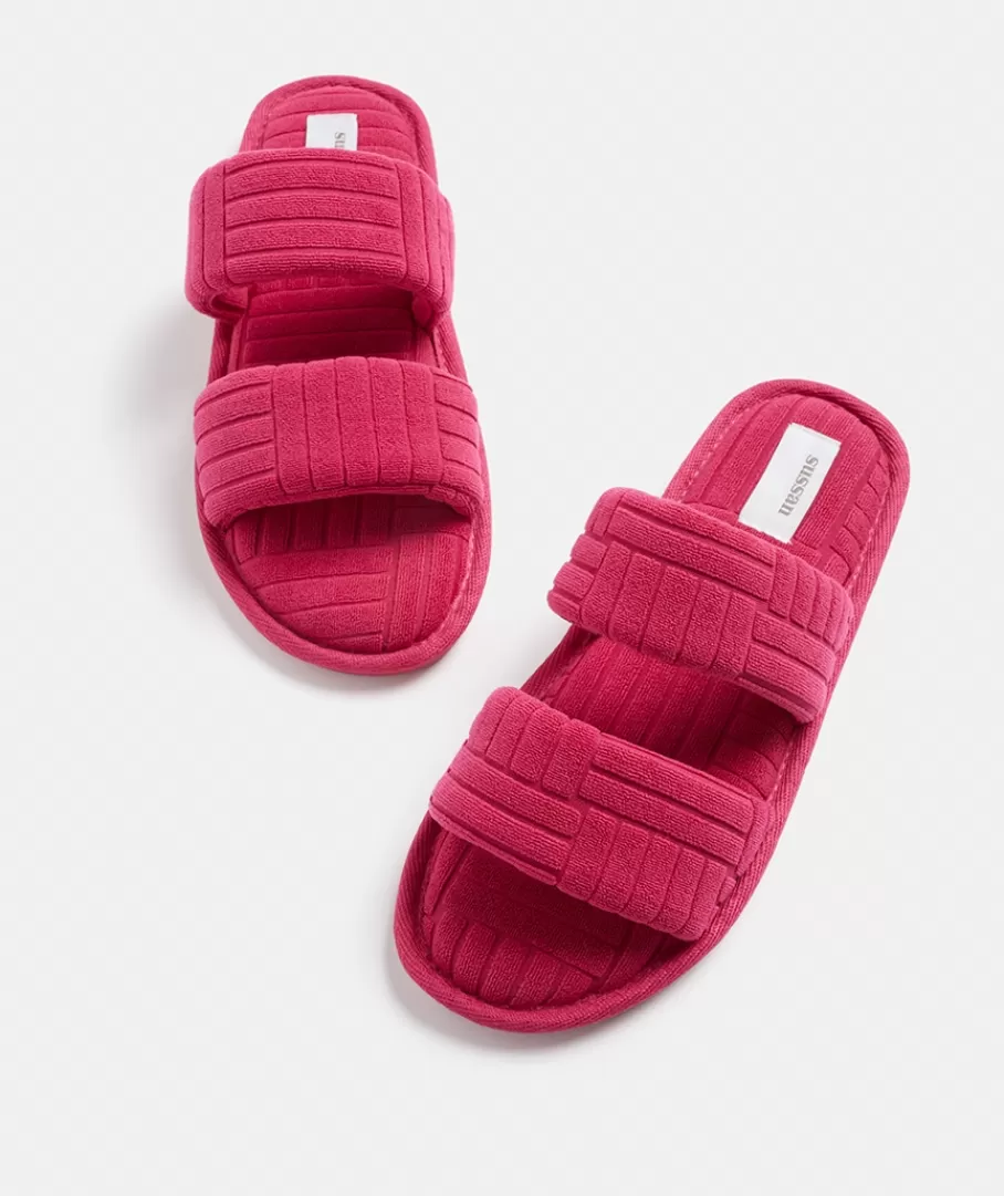 Double Strap Slipper-Sussan Fashion