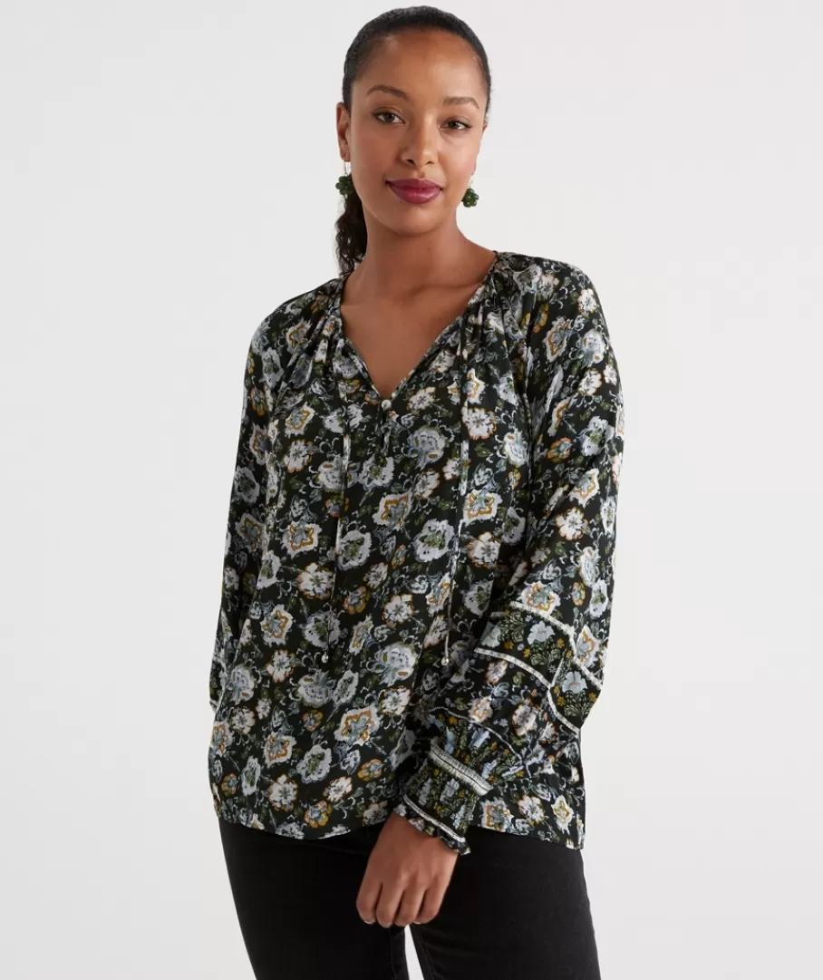 Etched Petal Top-Sussan New