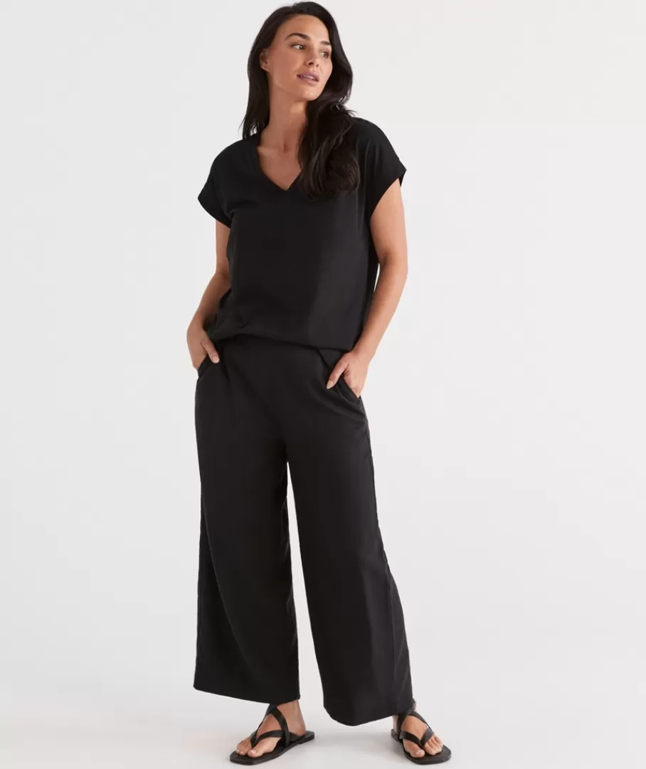 Flat Front Culotte-Sussan Store