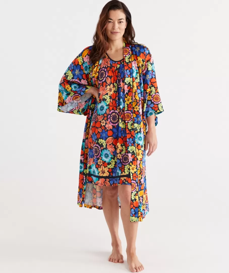 Floral Print Kimono-Sussan Best