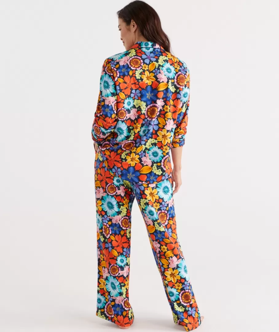 Floral Print Pyjama Set-Sussan Flash Sale