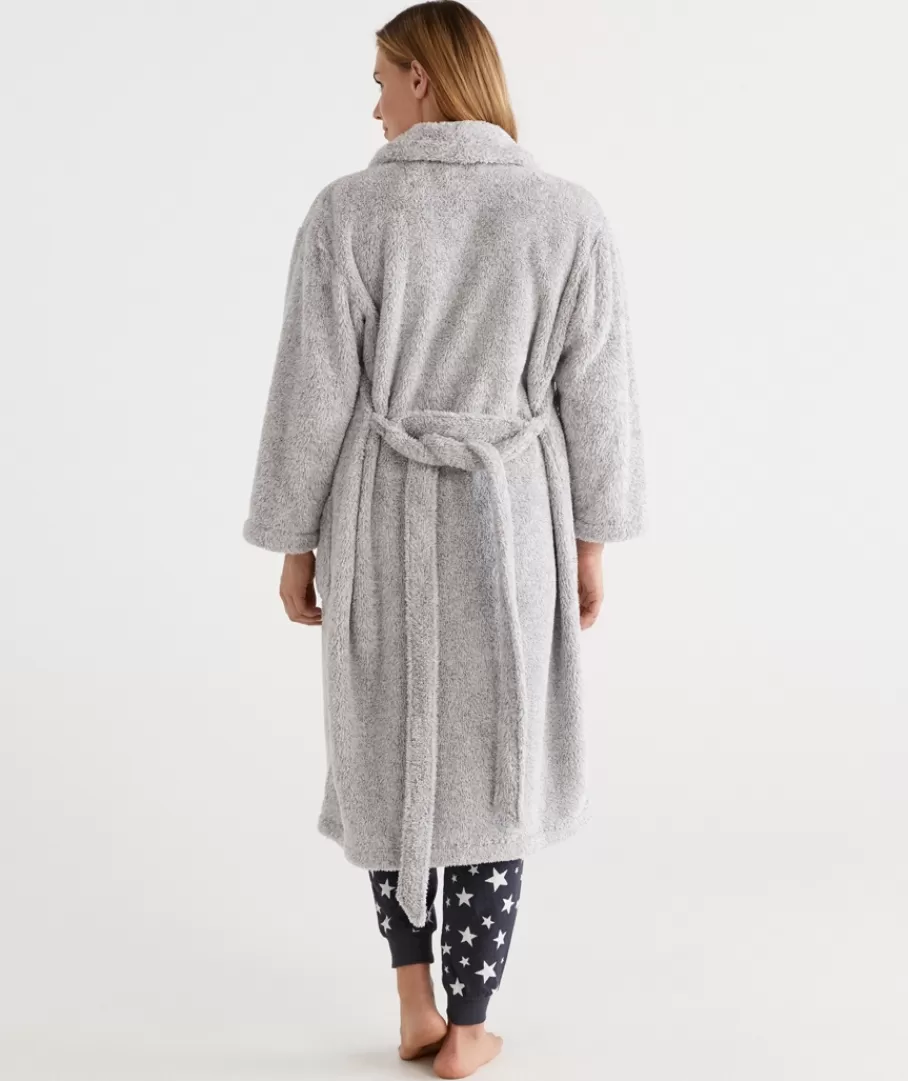 Fluffy Dressing Gown-Sussan Sale