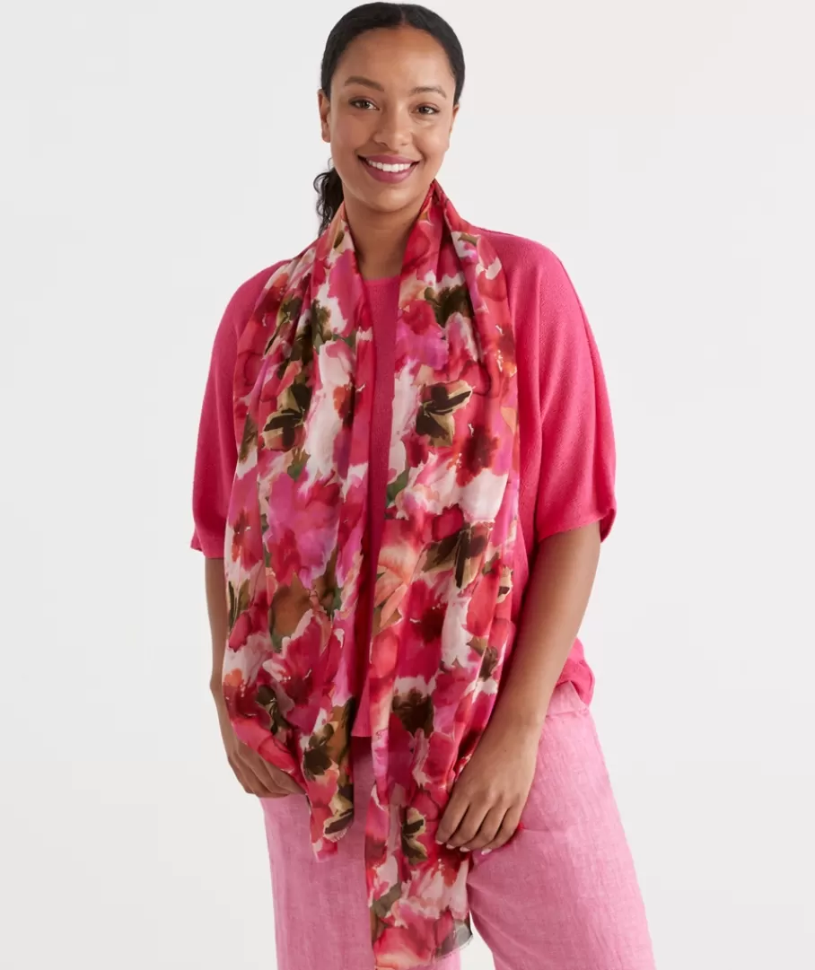 Hot House Floral Scarf-Sussan Best Sale