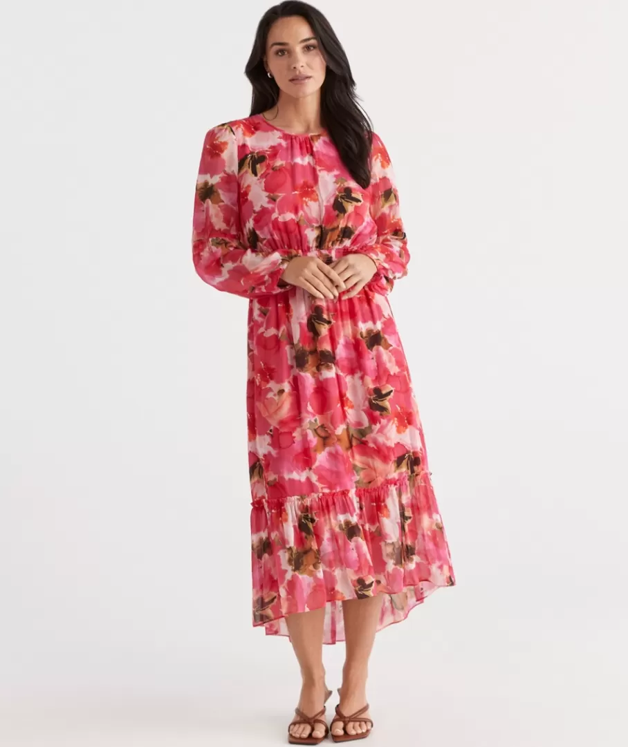 Hothouse Floral Dress-Sussan Hot