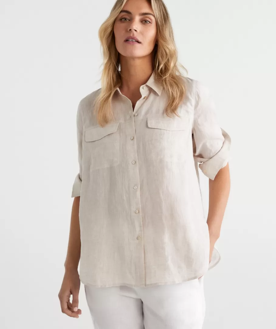 Linen Urban Shirt-Sussan Online