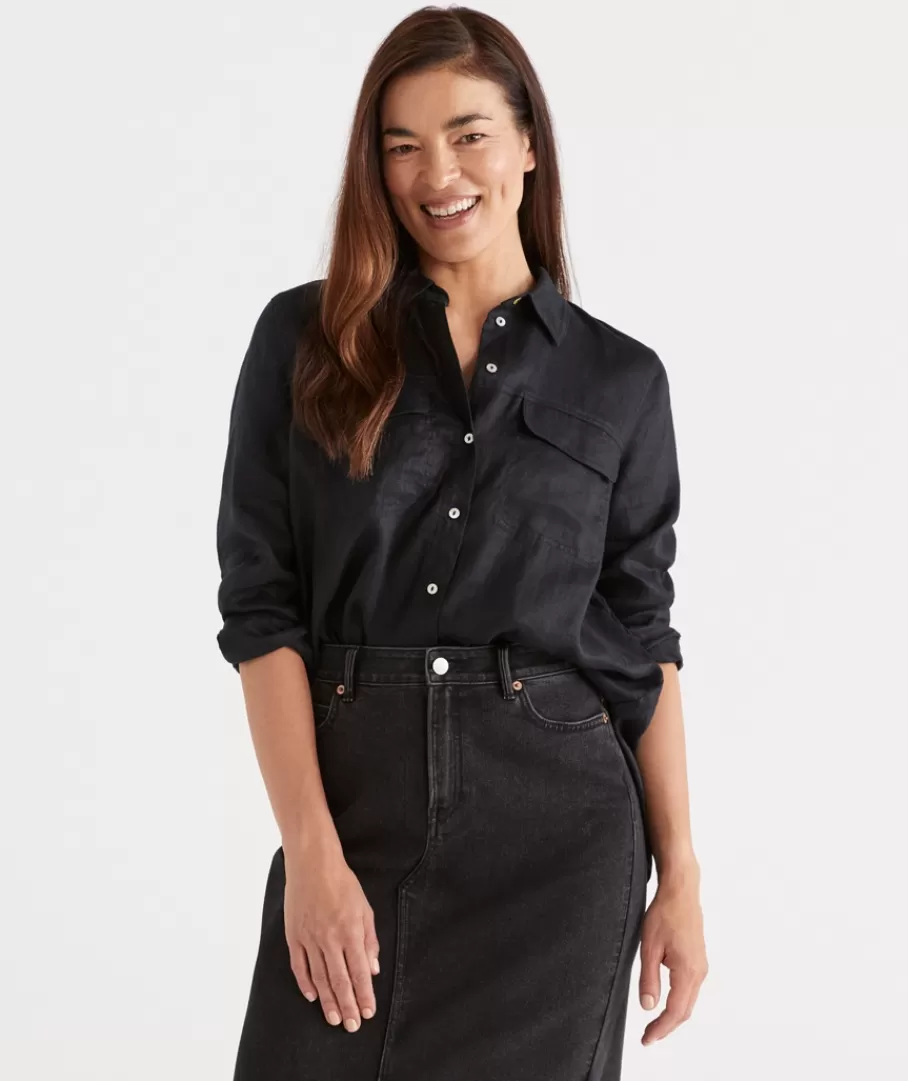 Linen Urban Shirt-Sussan Fashion