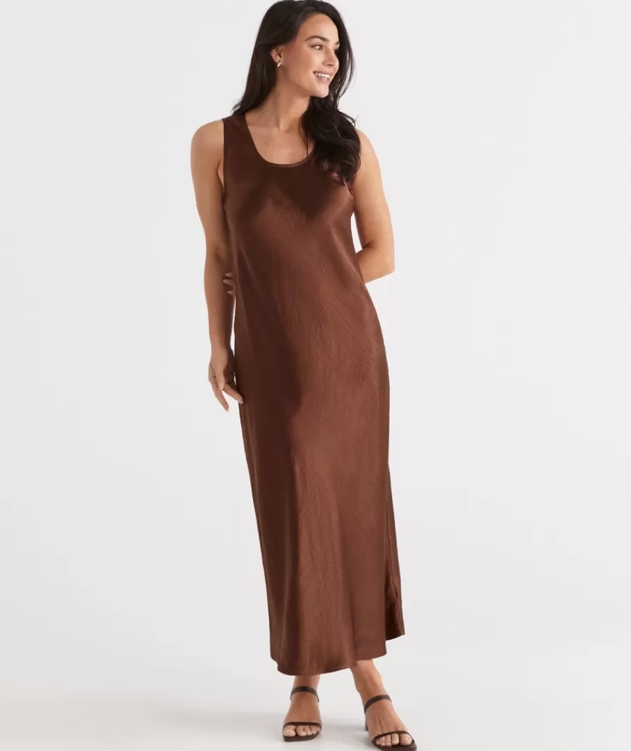 Long Slip Dress-Sussan Store