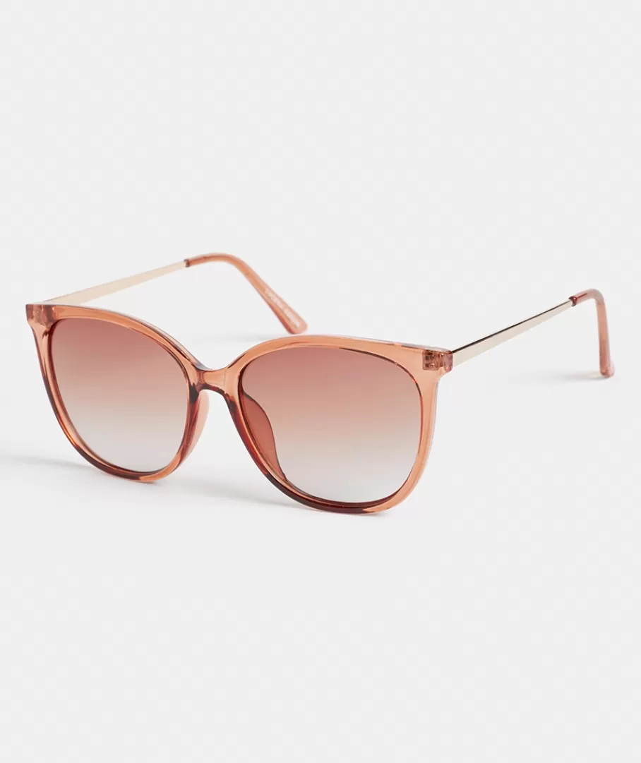 Lucena Crystal Coffee Sunglasses-Sussan Outlet