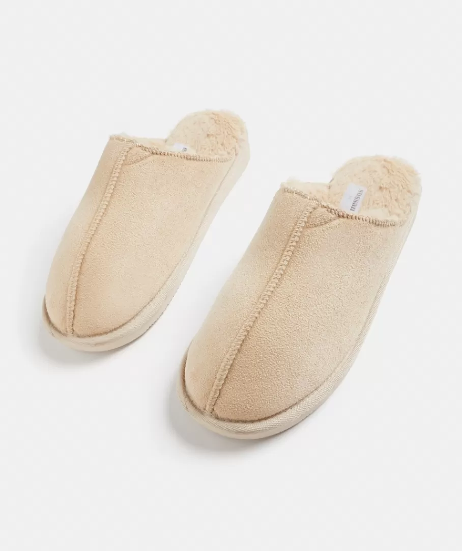 Micro Suede Slipper-Sussan Cheap