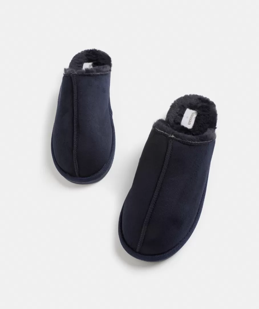 Micro Suede Slipper-Sussan Sale