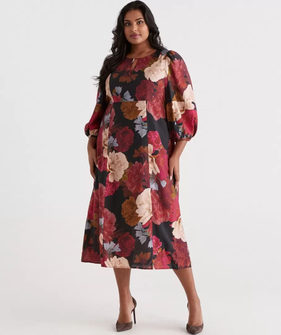 Modern Rose Dress-Sussan Flash Sale