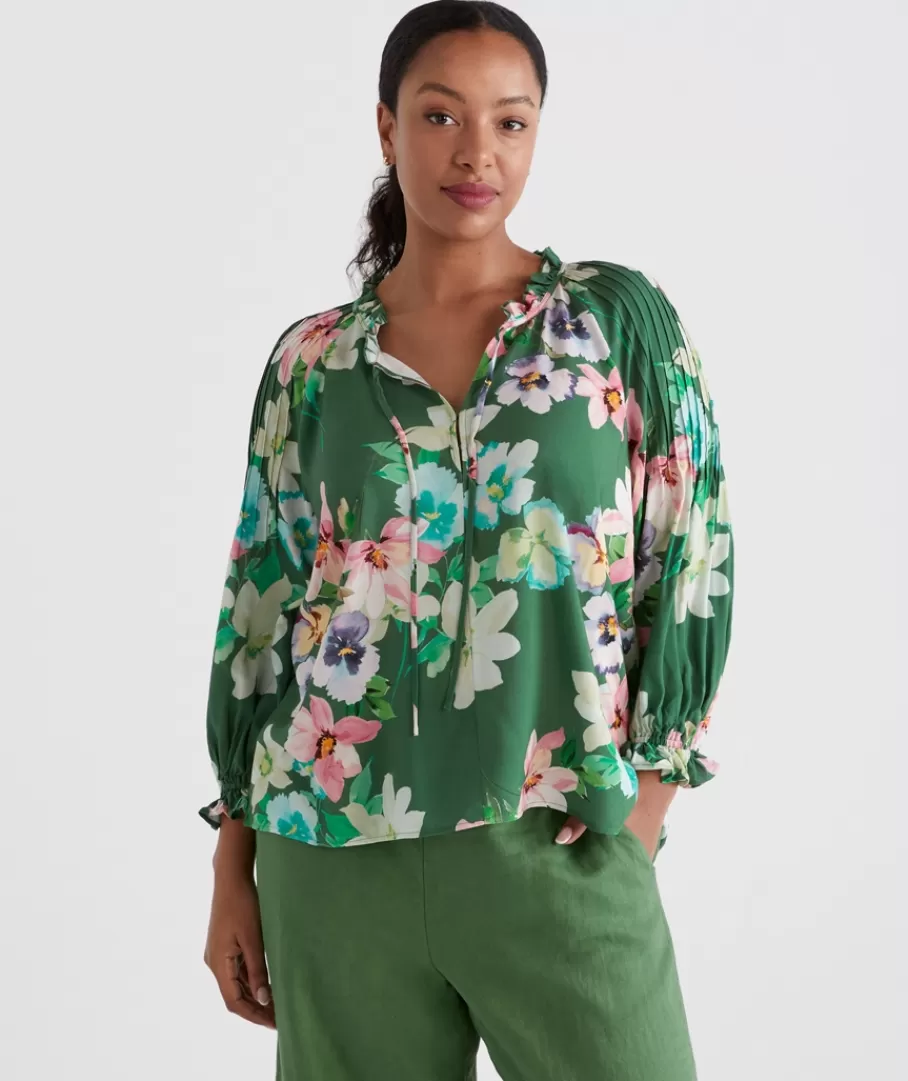 Pastel Floral Blouse-Sussan New