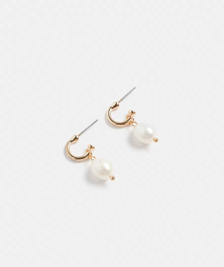 Pearl Huggie Earrings-Sussan Cheap