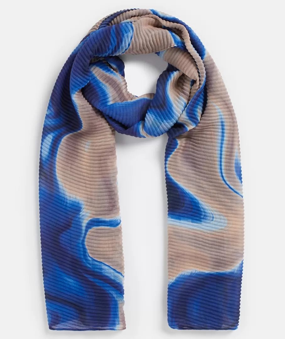 Pleated Marble Scarf-Sussan Hot