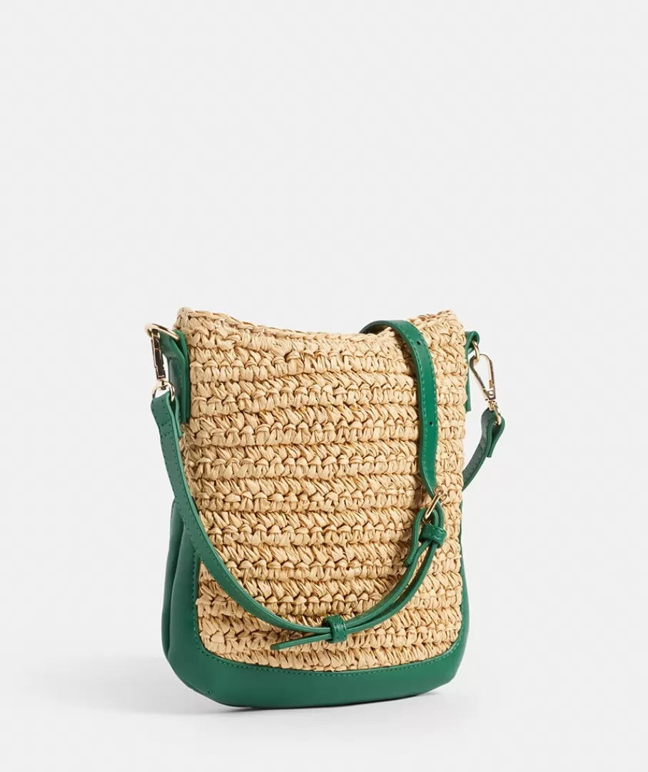 Raffia Crossbody Bag-Sussan Online