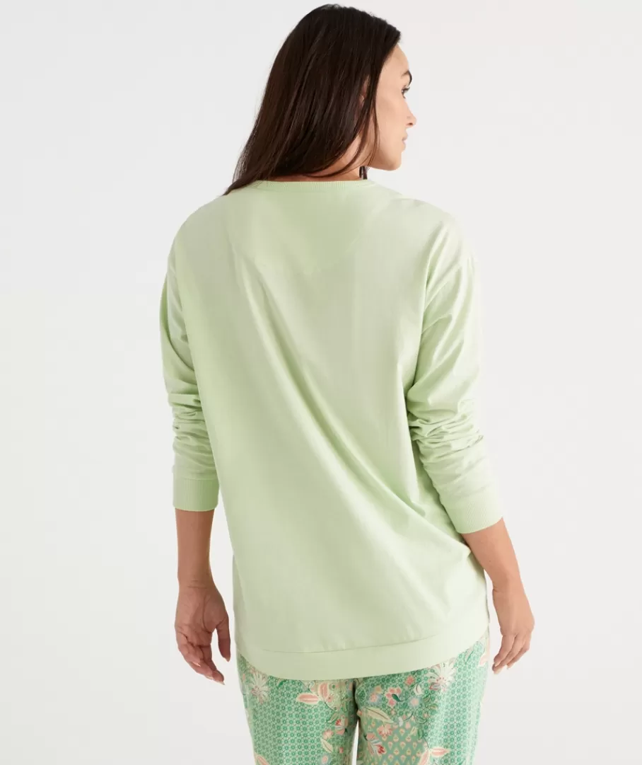 Relaxed V-Neck Top-Sussan Outlet