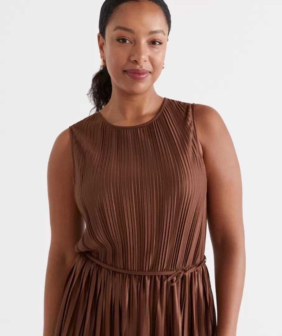 Soft Pleat Dress-Sussan Shop