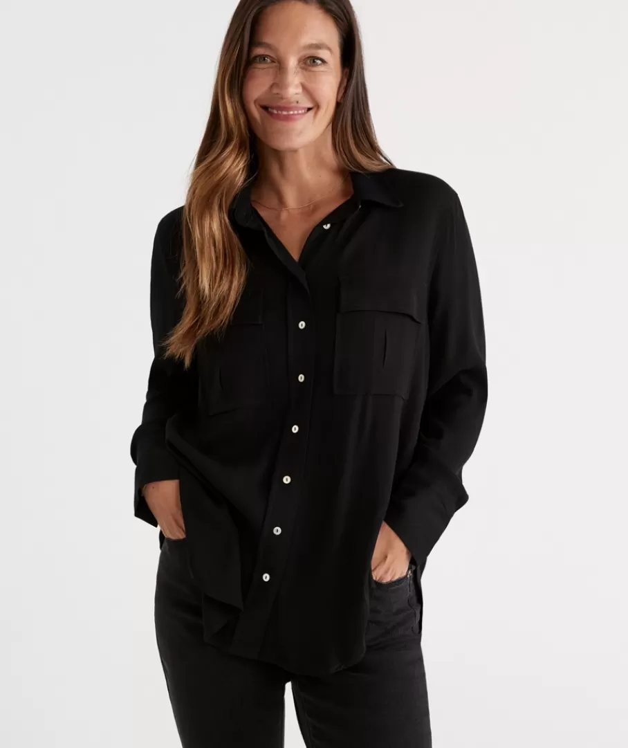 Soft Utility Shirt-Sussan Online