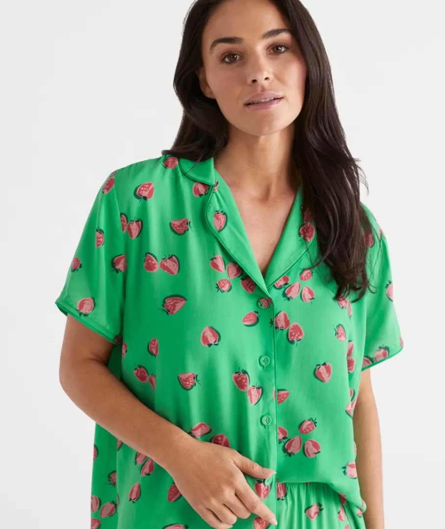 Strawberry Relaxed Pyjama Set-Sussan Clearance